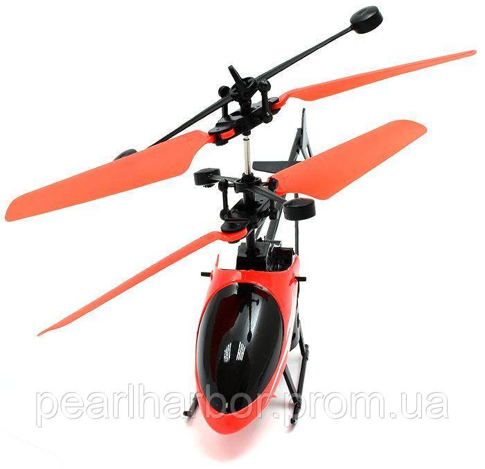 Интерактивная игрушка летающий вертолет RIAS Induction Aircraft с сенсорным управлением Red ( XE, код: 7731071 - фото 4 - id-p2136947193