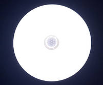 Накладний світильник світлодіодний-LED з датчиком руху круглий 18w 5000K 1600Lm D150мм Sneha (996592 WHITE), фото 5
