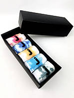 Високі чоловічі Шкарпетки Jemis – TIe-Dye – Подарунковий набір у коробці 5 пар