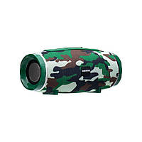 Портативная блютуз колонка Borofone BR3 IPX5 TF card micro-usb 3,5-мм FM 1200 mah Camouflage XE, код: 7941868