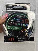 Леска Fishing R 3D Camo Green 350м 0.35мм