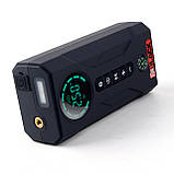 Пусковий пристрій для авто 5в1 + компресор Black Power BP-47000mAh повербанк компас ліхтар Car Jump Starter, фото 8