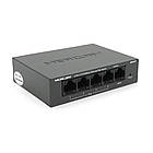 Комутатор POE 48V Mercury MS05CP 4 порти POE+1 порт Ethernet (Uplink) 10/100 Мбіт/сек, БЖ у комплекті