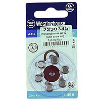 Батарейка Westinghouse A312 (PR41)  (для слухових апаратів) 1уп по 6шт