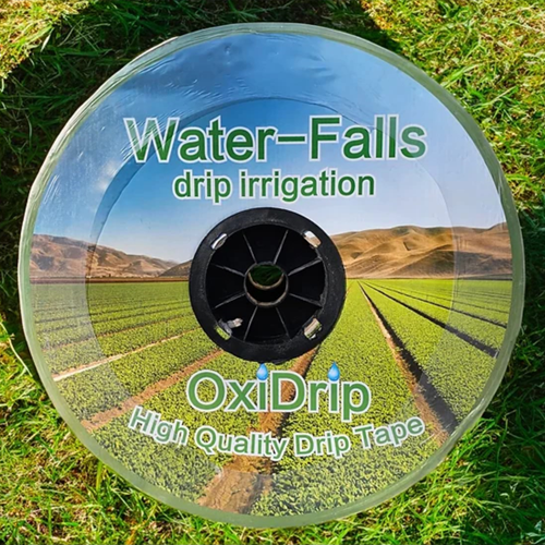 Крапельна стрічка щілинна 8 mil, 10см. 1,5 л./год, 500м. OxiDrip