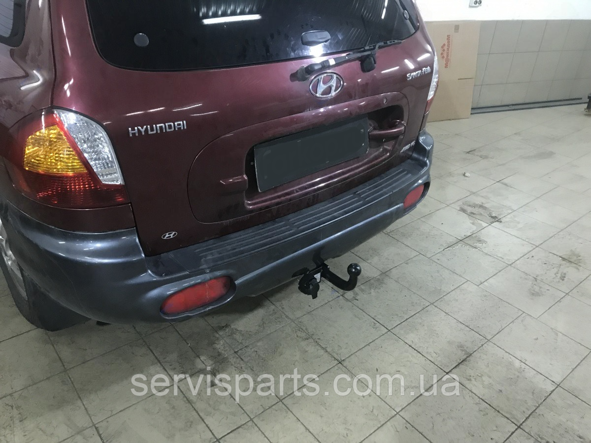 Фаркоп Hyundai Santa Fe 2000-2006 (Хендай Санта Фе) польський на болтах