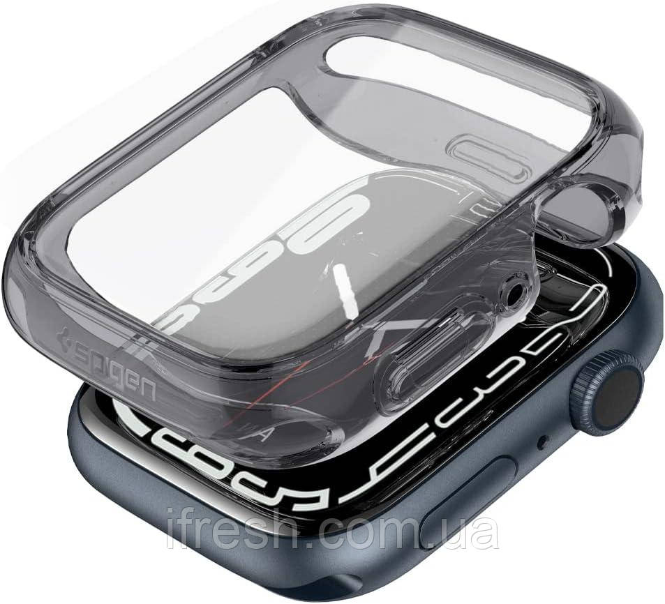 Чохол Spigen для Apple Watch 9 / 8 / 7 (41 мм) - Ultra Hybrid, Space Crystal (ACS04614)
