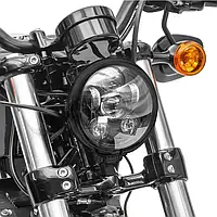 Светодиодная фара 5,75 дюйма для основной фары Harley Davidson, черная Craftride