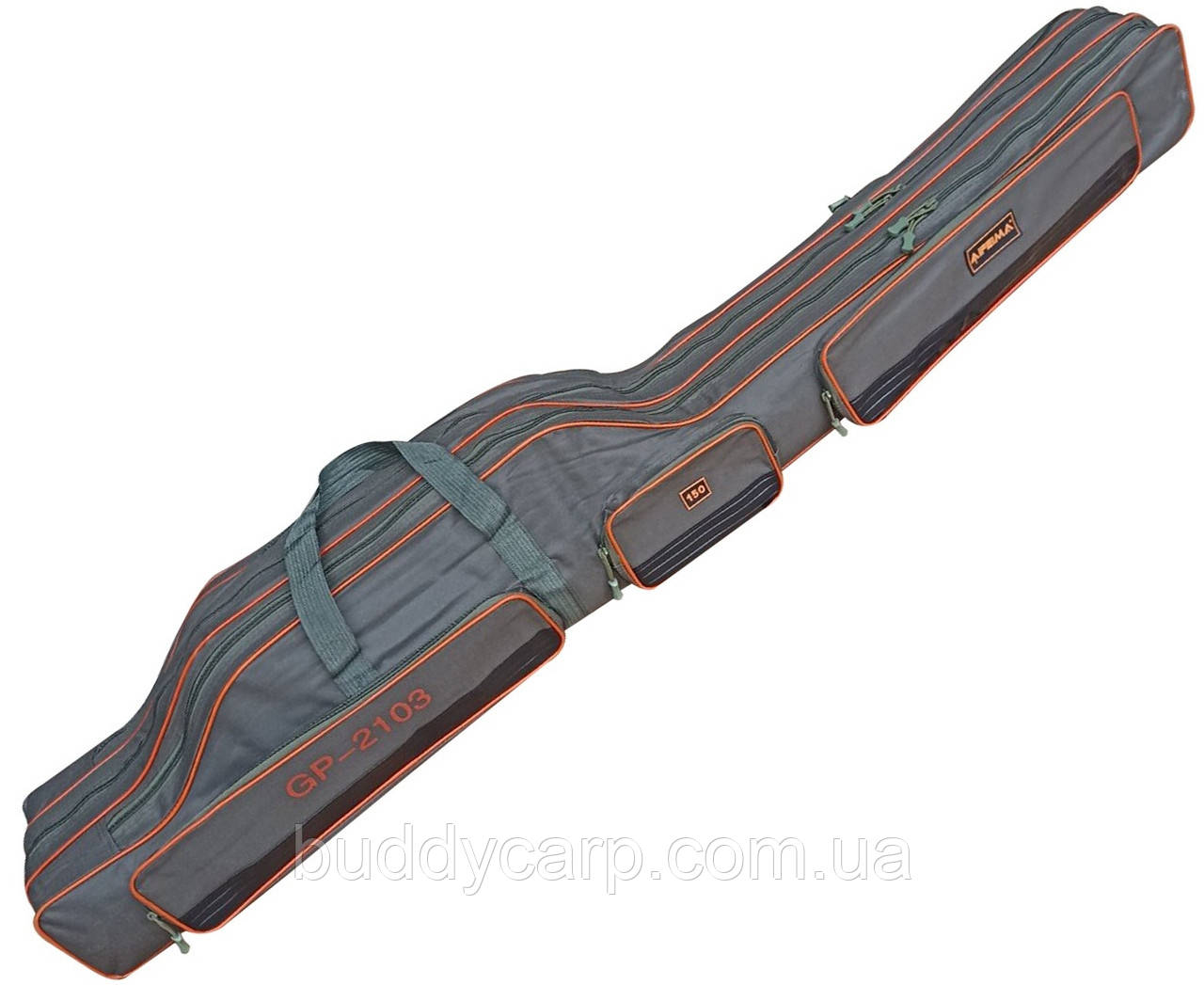 Чохол для вудилищ 135 см 3 відсіку щільний Feima, фото 1