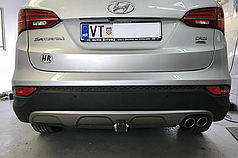 Фаркоп Hyundai Santa Fe 3 2012-2020 (Хендай Санта Фе 3) автомат на ручці