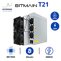 Asic Antminer T21 мощностью 188 TH/s. майнер криптовалюты, Bitcoin miner
