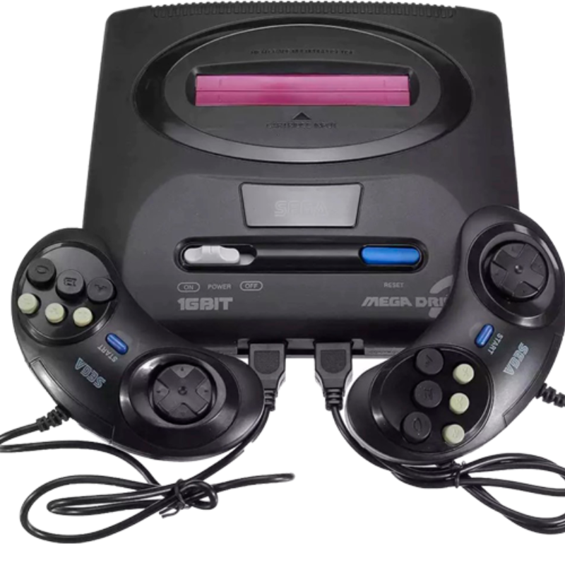 Консоль для ігор Sega Mega Drive 2 : Портативна ігрова система з використанням картріджів.