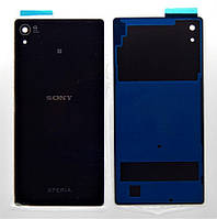 Задня кришка для Sony Xperia Z3 Plus / Z4 / E6533 / E6553 скло Black