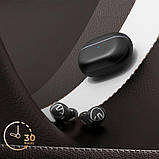 Бездротові стильні сенсорні Bluetooth навушники вкладиші Soundpeats чорні Free2 classic 30 годин, фото 7