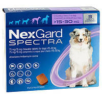 NexGard Spectra НЕКСГАРД СПЕКТРА 4 г таблетки от блох, клещей, гельминтов для собак 15-30кг