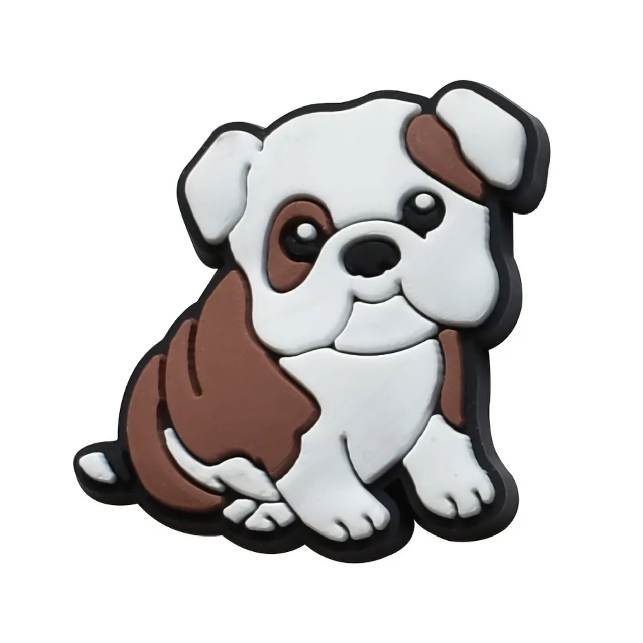 Джибітси прикраси для взуття кроксів сабо JIBBITZ Бульдог № 137, фото 1