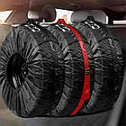 Чохли для коліс R13-R16, 4 шт / Комплект чохлів для коліс S, фото 3