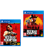 Набор Игра Sony PlayStation 4 Red Dead Redemption Remastered Русские Субтитры + Red Dead Redemption 2