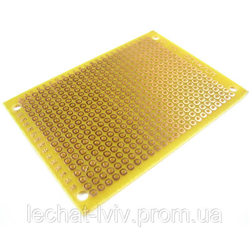 Макетная плата печатная PCB-1L-Y-5X7 (ID#2137026731), цена: 43.20 ...