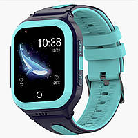Детские умные GPS часы с видеозвонком Wonlex KT24s Blue (SBWKT24SBLUE) XE, код: 7661569