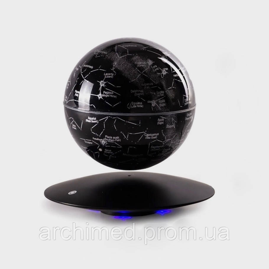 Регулювальний глобус Levitating globe Зіркове небо 6 16 см (LPG6001ZNB) ON, код: 7784681 - фото 1 - id-p2137046186