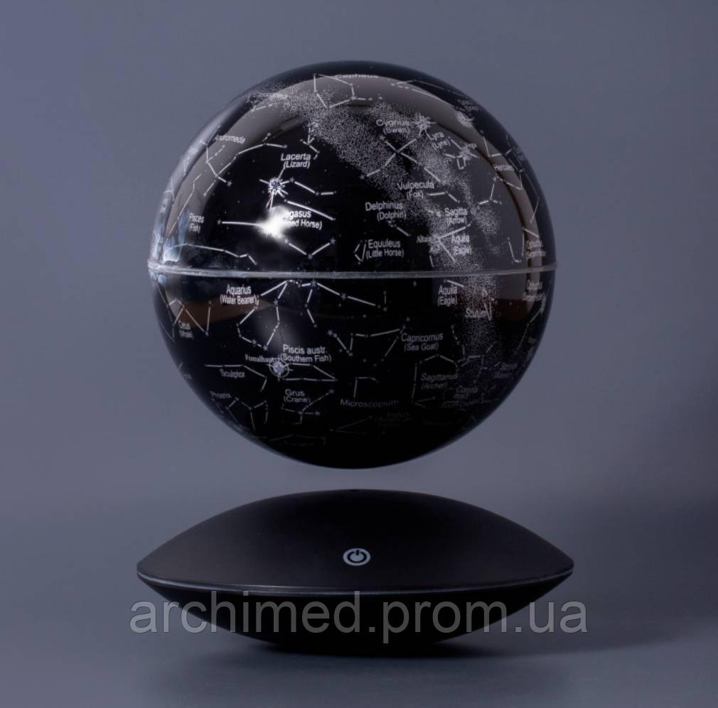 Регулювальний глобус Levitating globe Зіркове небо 6 16 см (LPG6001ZNB) ON, код: 7784681 - фото 3 - id-p2137046186