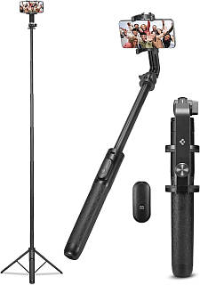Штатив для селфі Spigen Selfie Stick Tripod S560W (1.6м), Black (AMP05813)