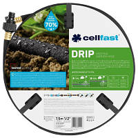 Поливочный шланг Cellfast DRIP для капельного полива, 1/2', 15м (19-002) - Топ Продаж!