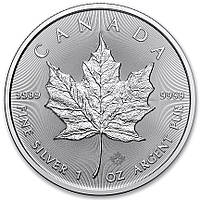 Срібна монета 1oz Кленовий Лист 5 доларів 2024 Канада