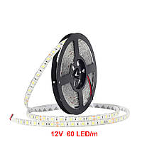 Светодиодная лента 12v, SMD 5050 60 диодов/м, негерметичная IP20 Холодно белая