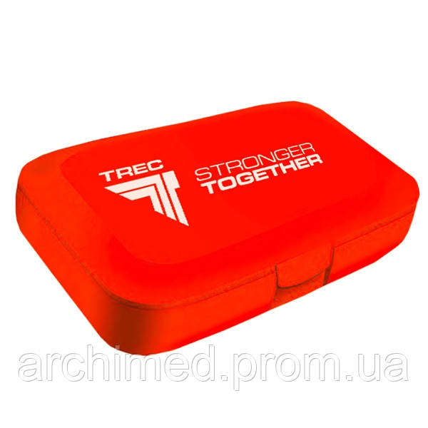 Таблетница (органайзер) для спорта Trec Nutrition Pillbox stronger together Red ON, код: 7847667 - фото 1 - id-p2137058875
