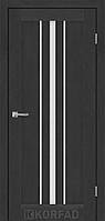 Двери межкомнатные Korfad Express Allegro - Бетон графит (со стеклом сатин)
