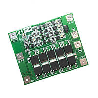 Модуль контроля заряда аккумулятора 18650 4S 40A Battery Protection Board