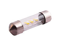 Авто-лампочка S85-36mm-6smd 1515 белая 12V светодиодная LEDUA