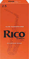 Трости для саксофона альт D'Addario Rico RJA0125 - Alto Sax 2.5 (1 шт.) ON, код: 6556671