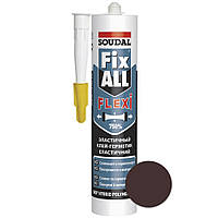 Клей-герметик SOUDAL FIX ALL Flexi коричневый 290 мл ON, код: 8195686