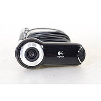 Веб-камера 1200p HD+ Logitech Quickcam Pro 9000 (860-000109, V-UBM46) USB чёрный бу