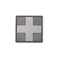 Нашивка Medic Cross Square PVC Grey ll