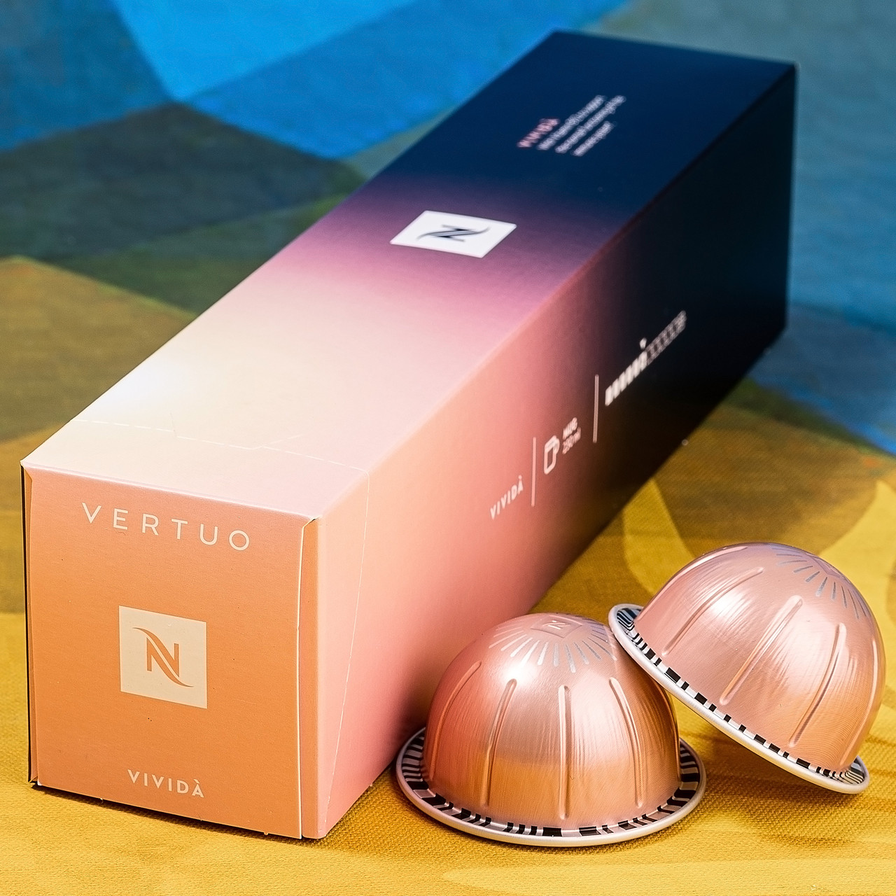 Кава в капсулах Nespresso Vertuo Coffee+ Vivida (солодкі зернові нотки), Швейцарія (10 шт.) 230 мл