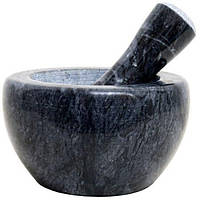 Ступка с пестиком каменная 14 х 8 см Krauff 26-203-040 ON, код: 8325198