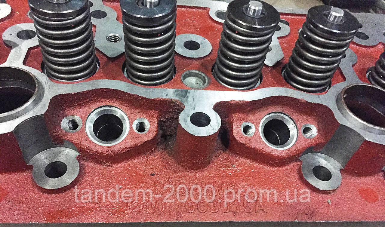 Головка блока двигателя МТЗ Д-240, Д-243 в сборе с клапанами (упаковка дер. ящик) 240-1003012 - фото 8 - id-p2137086643