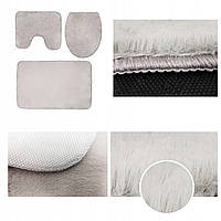 Комплект килимків для ванної та туалету KONTRAST OSLO TOURE 3шт. ON, код: 6505284