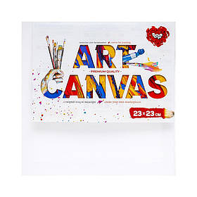 Полотно для малювання "Art Canvas" Danko Toys AC-23х23, 23х23 см, Toyman