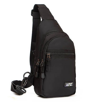 PODIUM Сумка Чоловіча на Плечо нейлон Lanpad 82050 black, фото 1