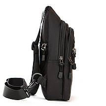 PODIUM Сумка Чоловіча на Плечо нейлон Lanpad 82050 black, фото 5