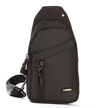 PODIUM Сумка Чоловіча на Плечо нейлон Lanpad 82055 black, фото 1