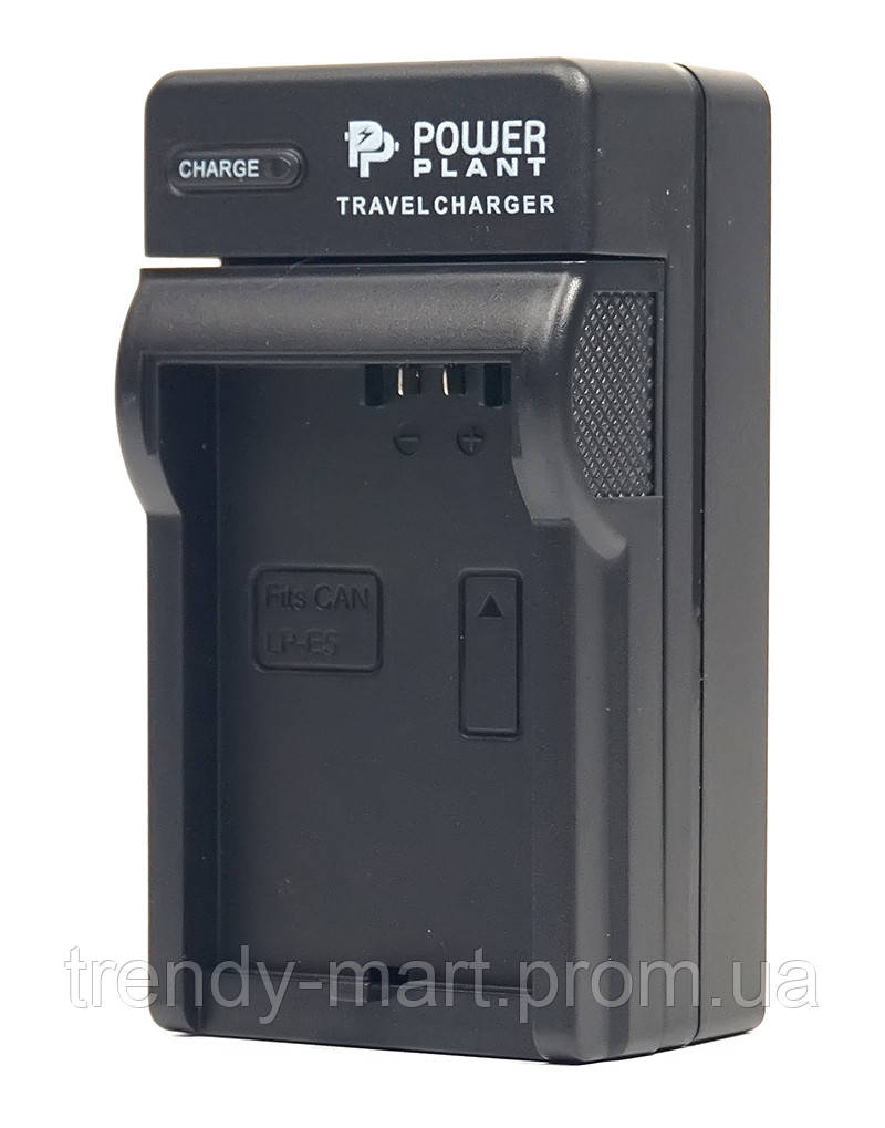 Мережевий зарядний пристрій PowerPlant Canon LP-E5 KM