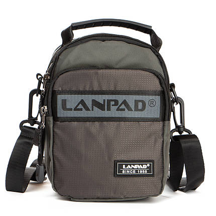 Сумка Чоловіча Планшет нейлон Lanpad 82005 grey, фото 1