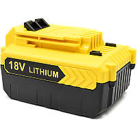 Аккумулятор PowerPlant для шуруповертов и электроинструментов BLACK&DECKER 18V 4Ah Li-ion KM