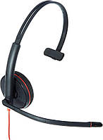 Наушники с микрофоном проводные USB Plantronics C3210 USB ( 209744-201 ) с шумоподавлением черные б/у